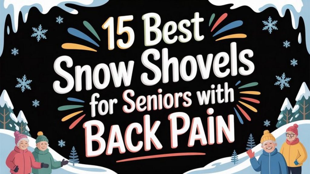 15 Best Snow Shovels for Seniors With Back Pain