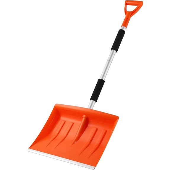 Lightweight Adjustable Snow Shovel for Driveway