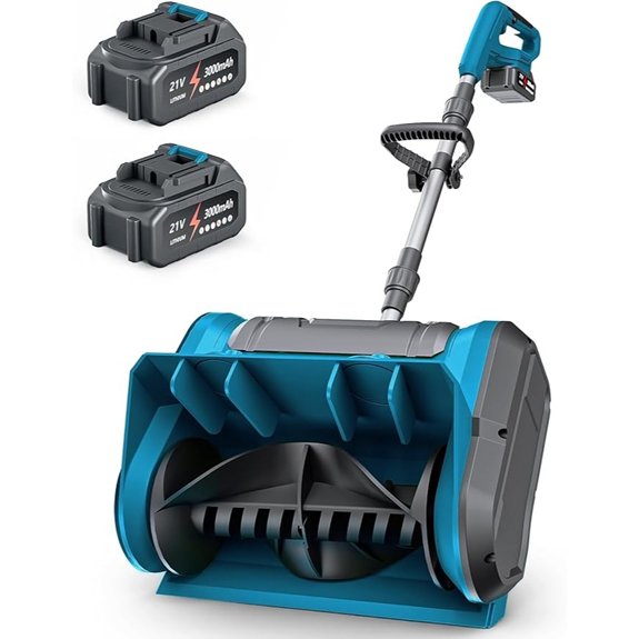 DEGGE Electric Cordless Snow Shovel (21V 12-Inch)