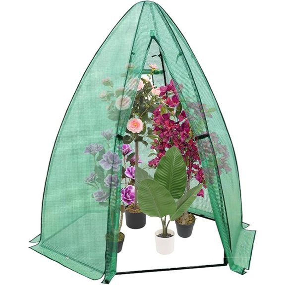 Heavy Duty Greenhouse Tent with Zippered Door
