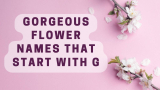 Gorgeous Flower Names that Start with G