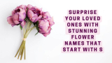 Surprise Your Loved Ones with Stunning Flower Names that Start with S